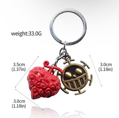 One piece keychain combo