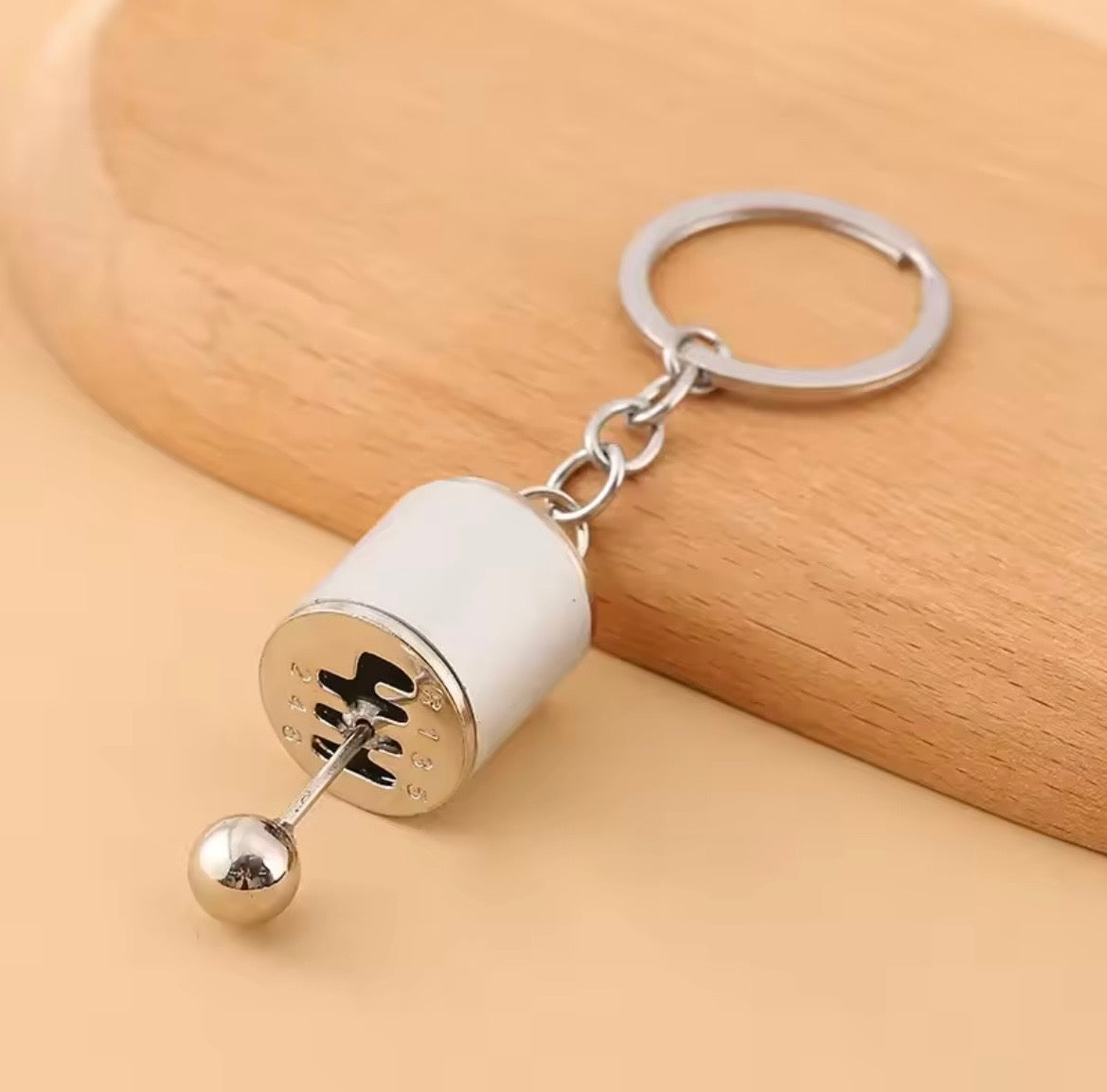 Gear shift keychain