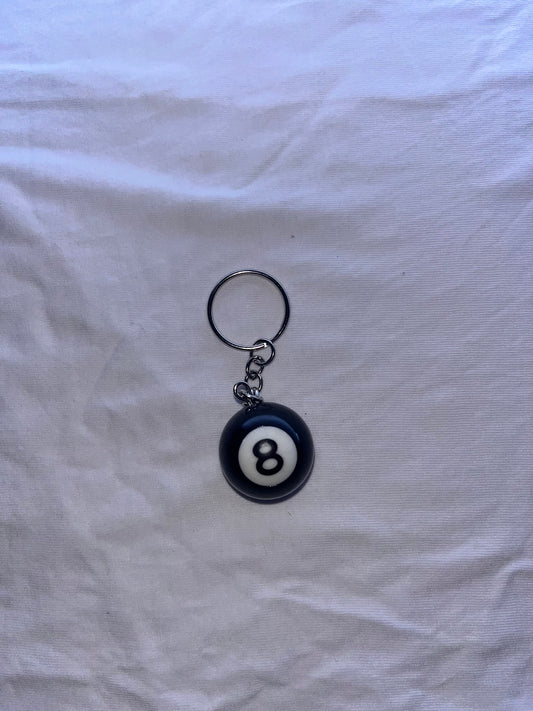 8 ball keychain