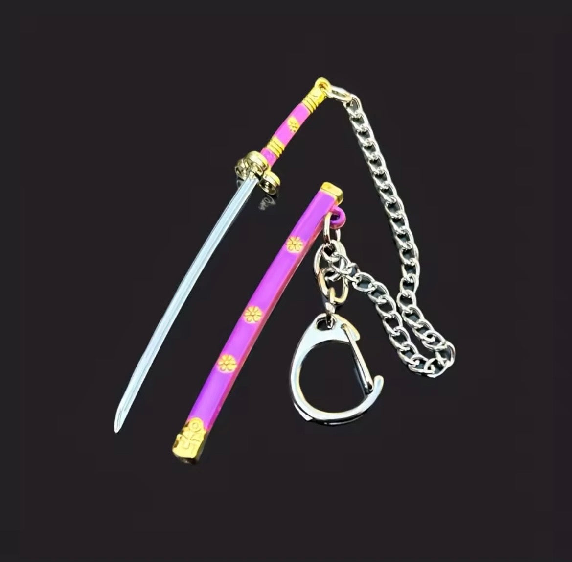 9cm/3.5inch katana keychain