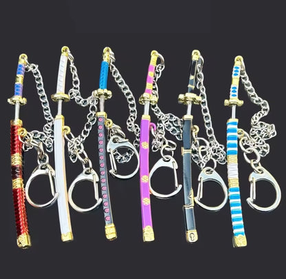 9cm/3.5inch katana keychain