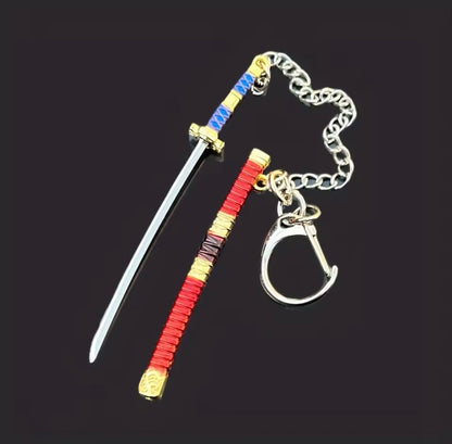 9cm/3.5inch katana keychain