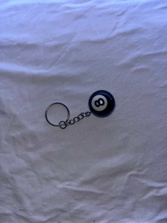 8 ball keychain