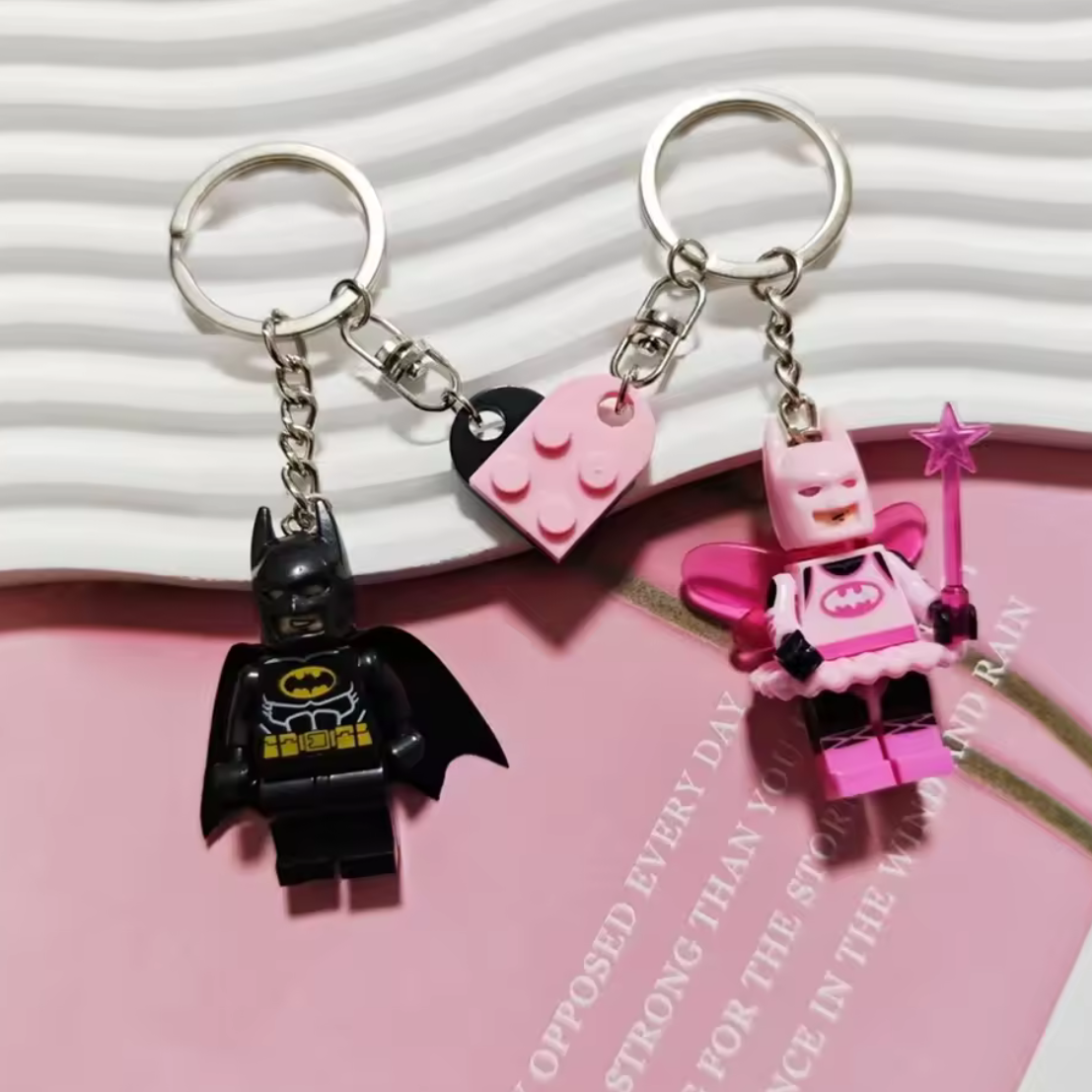 Couples Lego keychains