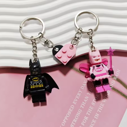 Couples Lego keychains