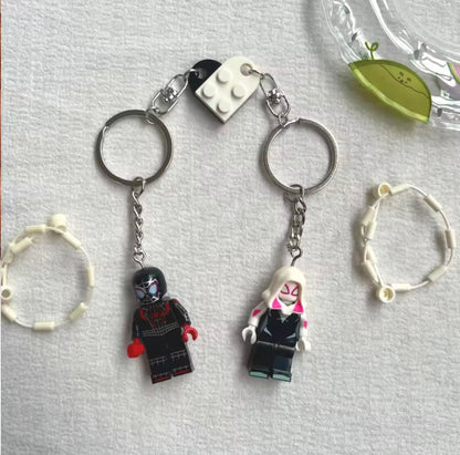 Couples Lego keychains