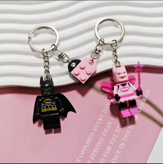 Couples Lego keychains